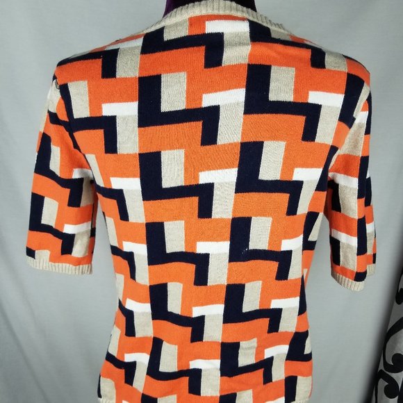 Liz Claiborne WOMEN SMALL Sweater COLOR BLOCK - Picture 7 of 9